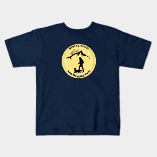 Hiking Trails and Wagging Tails Kids T-Shirt